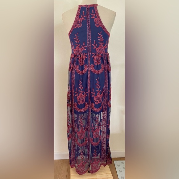 Alter’d State | Embroidered Maxi | Mesh Overlay | Coverup | Women’s M - Picture 4 of 5